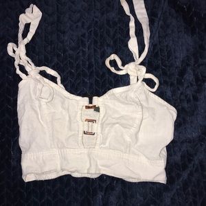 white tied tanktop